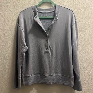 Athleta Balance Henley Sweatshirt